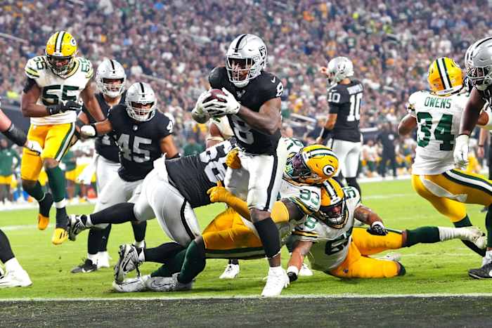 The Las Vegas Raiders are losing former All-Pro running back Josh Jacobs to free agency. He will sign with the Green Bay Packers.